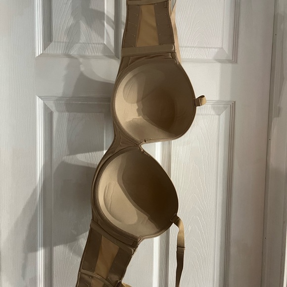 Cacique Multi-Way Strapless Bra in Café 42G - Picture 3 of 4